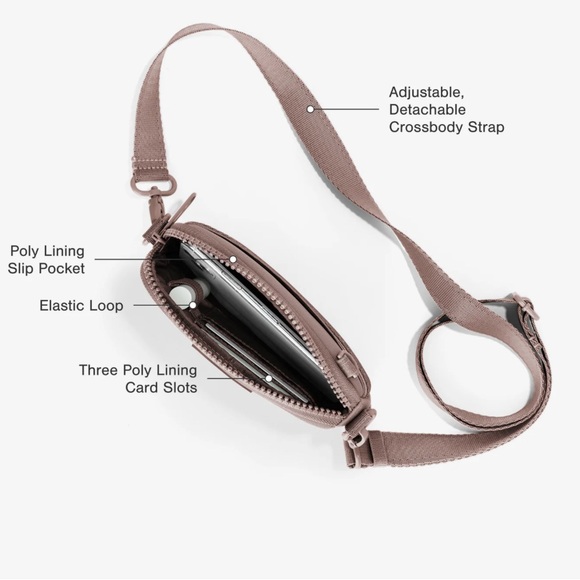 Dagne Dover Mara phone Sling Crossbody in Dark Moss NWOT - Picture 7 of 7